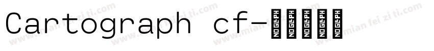 Cartograph cf字体转换